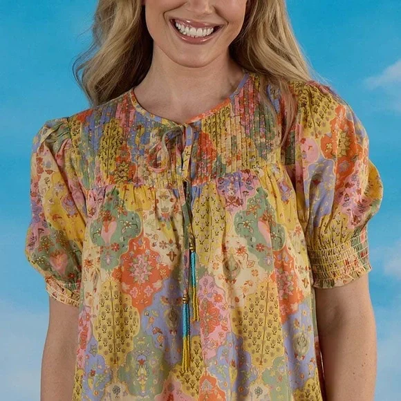 NWT Kaktus Patterned Dress - Picture 2 of 10